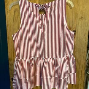 Vineyard vines peplum blouse